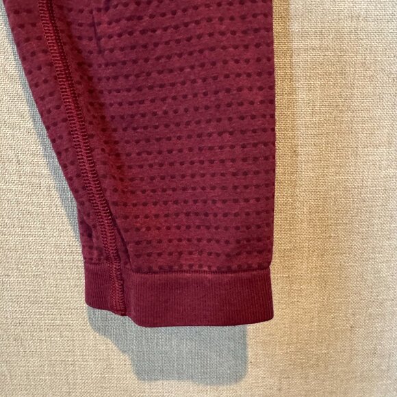 Gymshark Vital Seamless Leggings Maroon Red Size M High Waisted Workout Tights - Picture 4 of 10